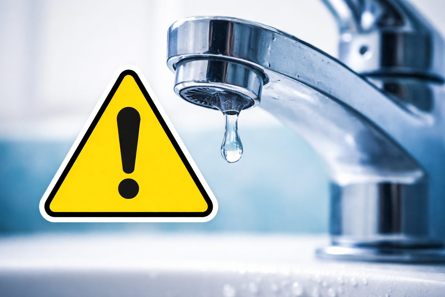 Instalație de apă și robinet, imagine ilustrativă pentru oprirea furnizării apei în Constanța