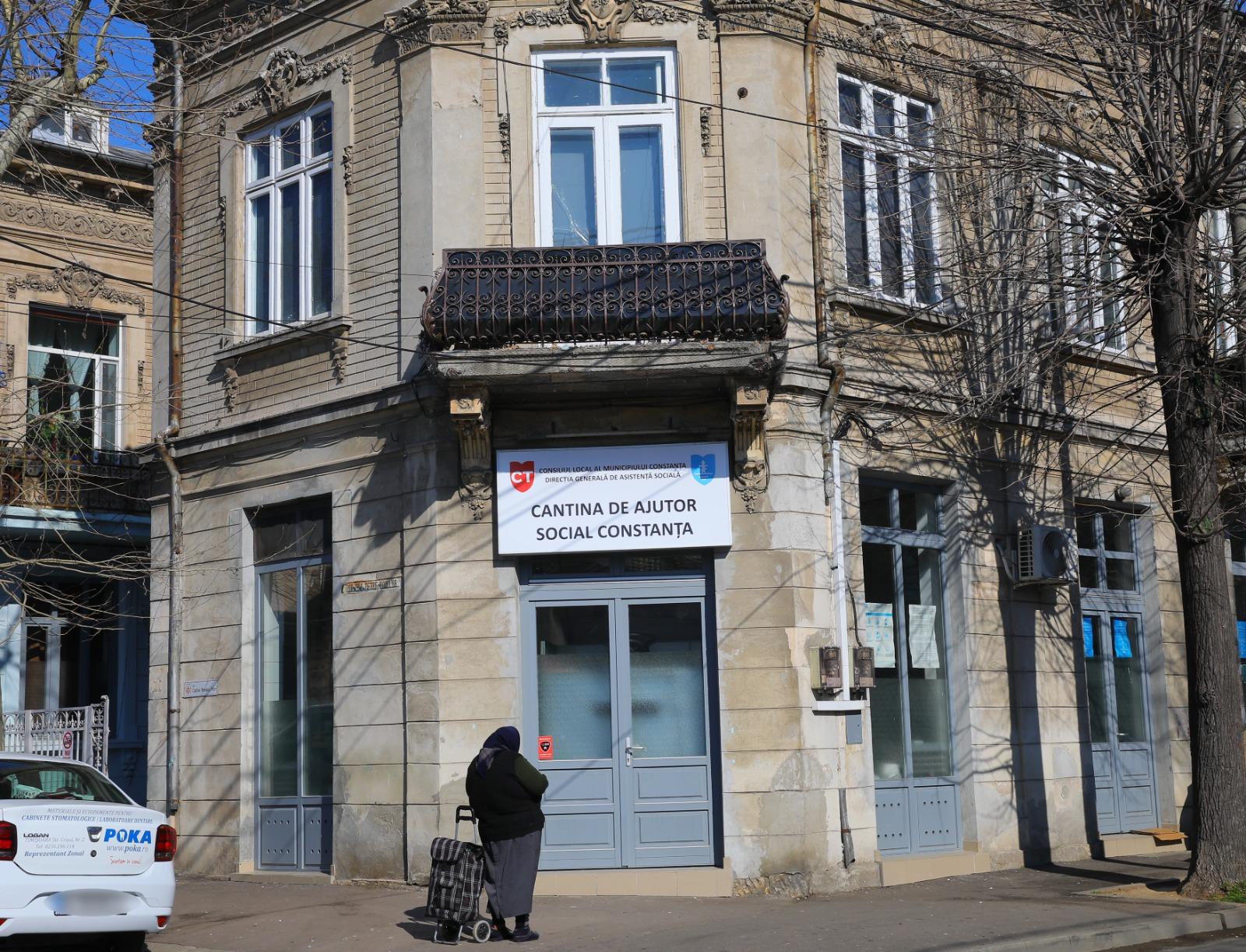 Sediul Cantinei de Ajutor Social Constanța de pe strada Cpt. Petre Romulus