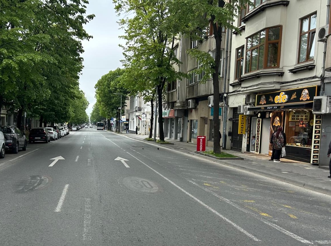 Bulevardul Tomis din Constanța, pregătit pentru promenadă pietonală în weekend
