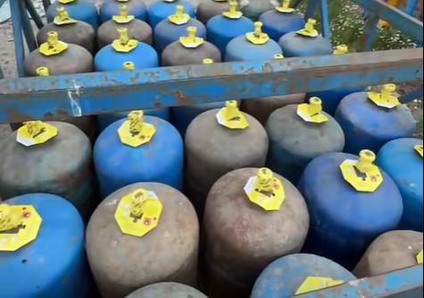 Butelii de gaz verificate în cadrul unui control CJPC Constanța la Medgidia
