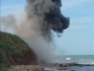 Mină marină neutralizată de scafandrii militari pe plaja dintre Vama Veche și 2 Mai