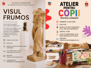 Ateliere creative pentru adulți și copii organizate de Muzeul de Artă Constanța