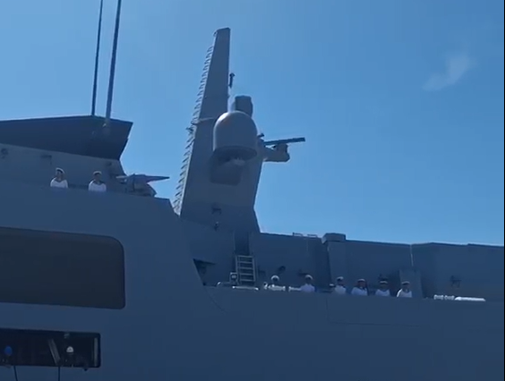 Corveta Contraamiral August Roman la cheu în Portul Militar Constanța