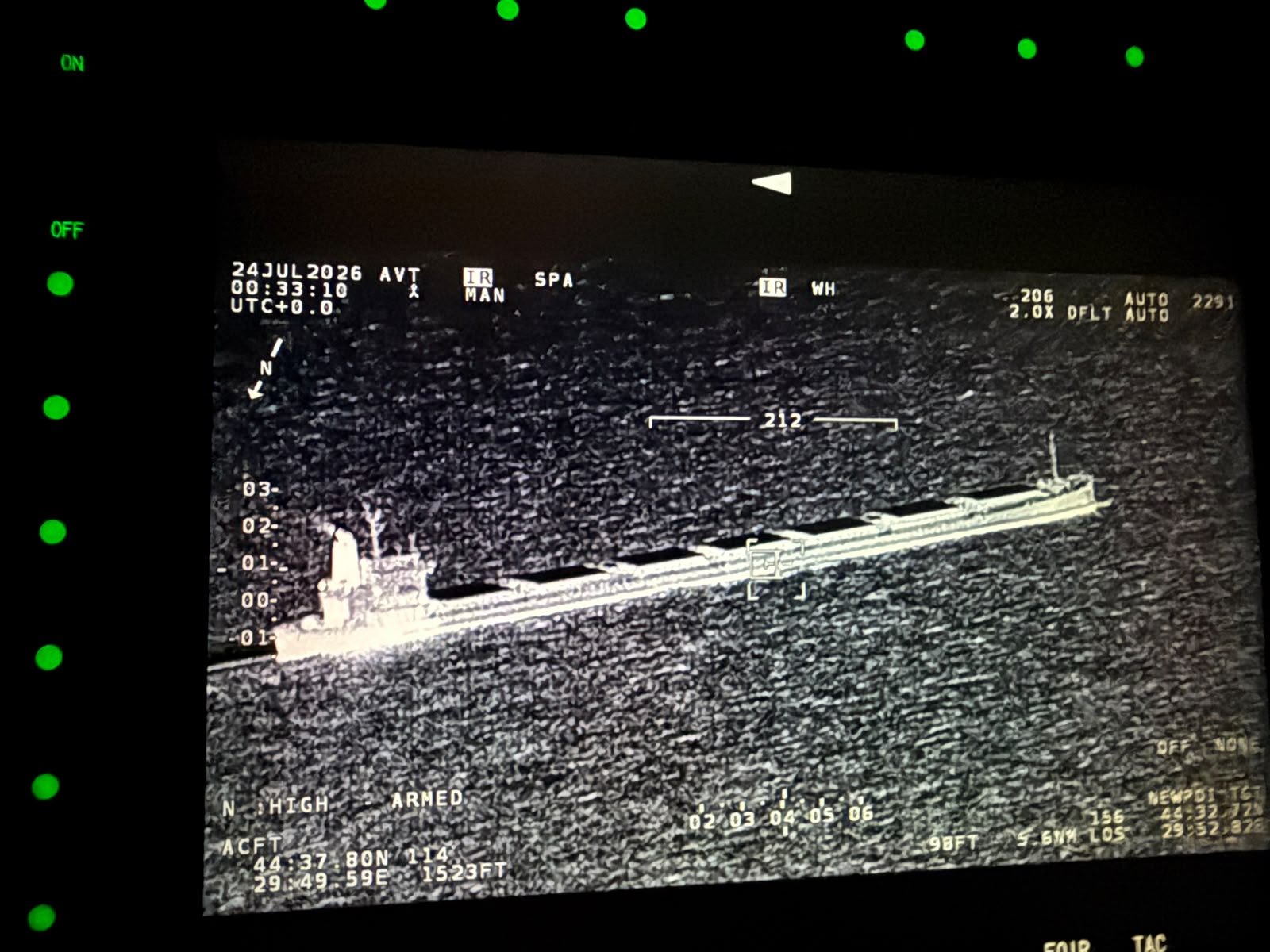 Nava Christiana B monitorizată din aer după incidentul din Marea Neagră