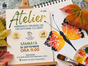 Atelier creativ pentru copii la Muzeul de Artă Constanța