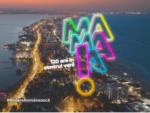 Stațiunea Mamaia, vedere aeriană – campania aniversară OMD Mamaia–Constanța