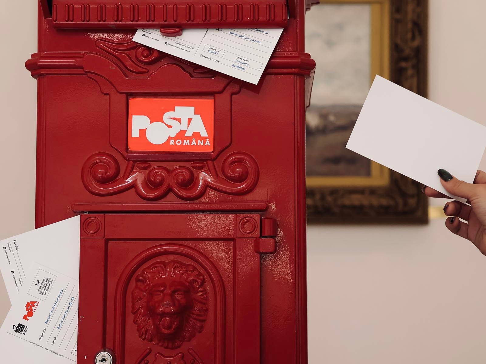 Cutie poștală a Poștei Române și cărți poștale pentru Bienala Fe-Mail Art Constanța 2026